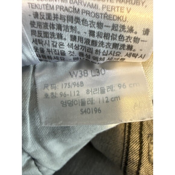 Levis 511 Jeans Mens 38x30 Gray Wash Slim Fit Stretch Denim Zip Fly - Picture 6 of 6